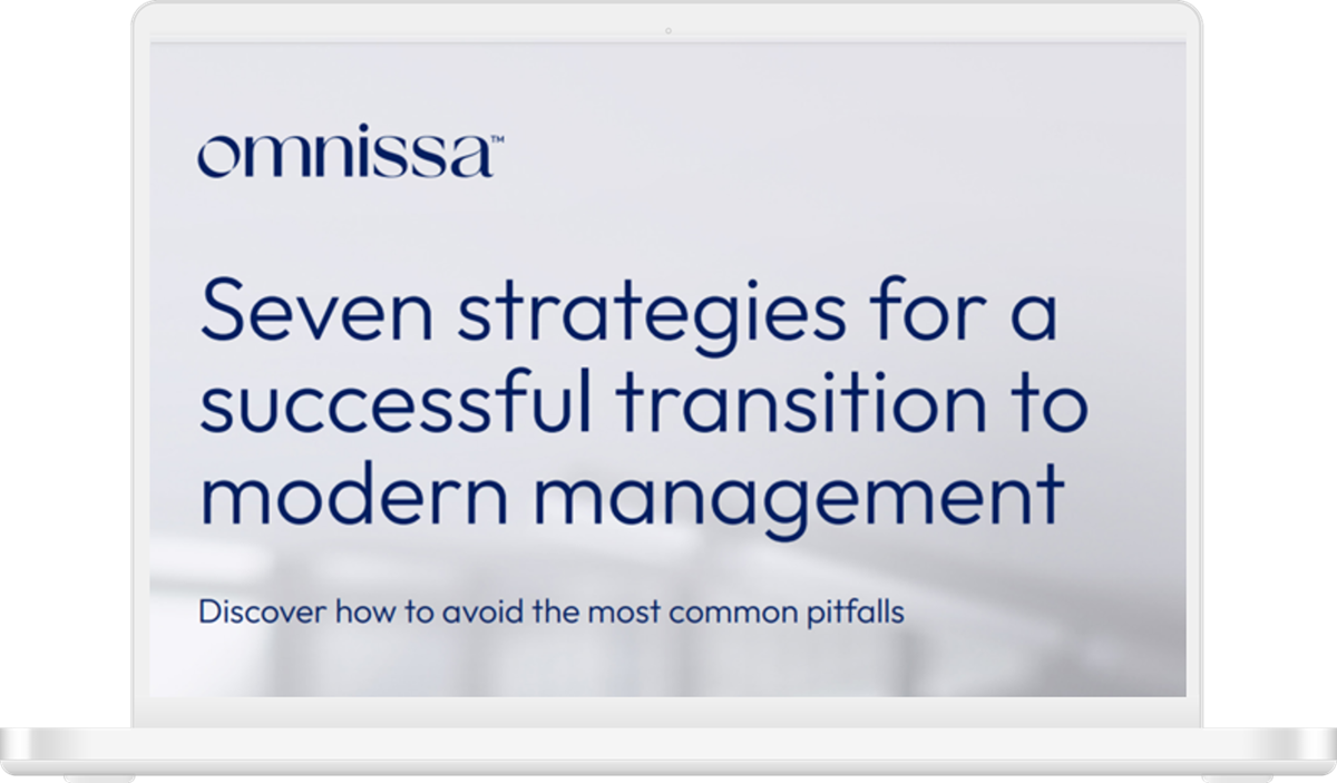Seven strategies for a successful transition to modern management whitepaper